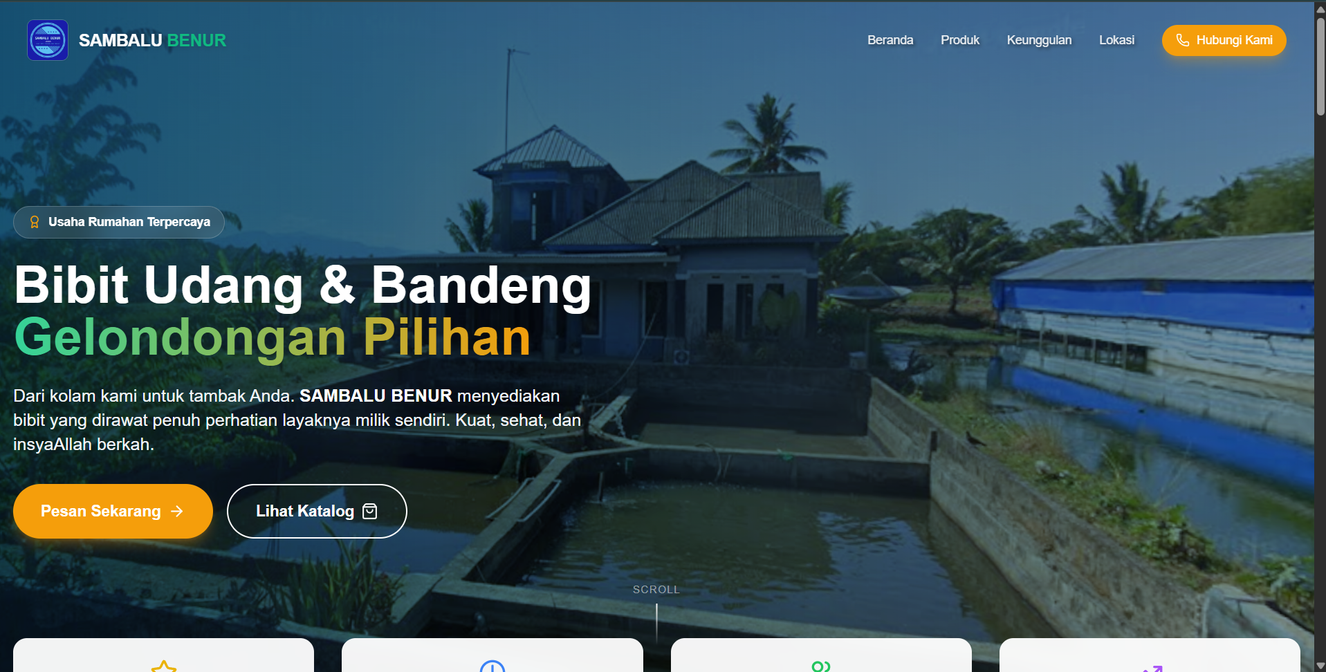 SAMBALU BENUR - Aquaculture Digital Platform